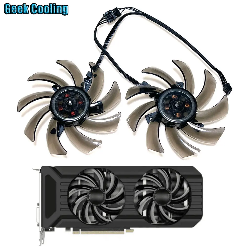 

NEW 85MM GA91S2U GA91S2H FDC10H12S9-C P106-100 Cooling fan，For Palit Geforce GTX1060 GTX1080 GTX1070 DUAL Video card cooling fan