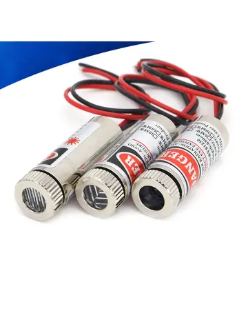 650nm 5mW Red Point / Line / Cross Laser Module Head Glass Lens Focusable Industrial Class