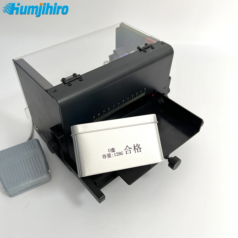 HUMJIHIRO 25.4mm Contact PC APP Static Inkjet Printer Intelligent Therma Inkjet Printer Barcode Printer Date Number QR Code LOGO