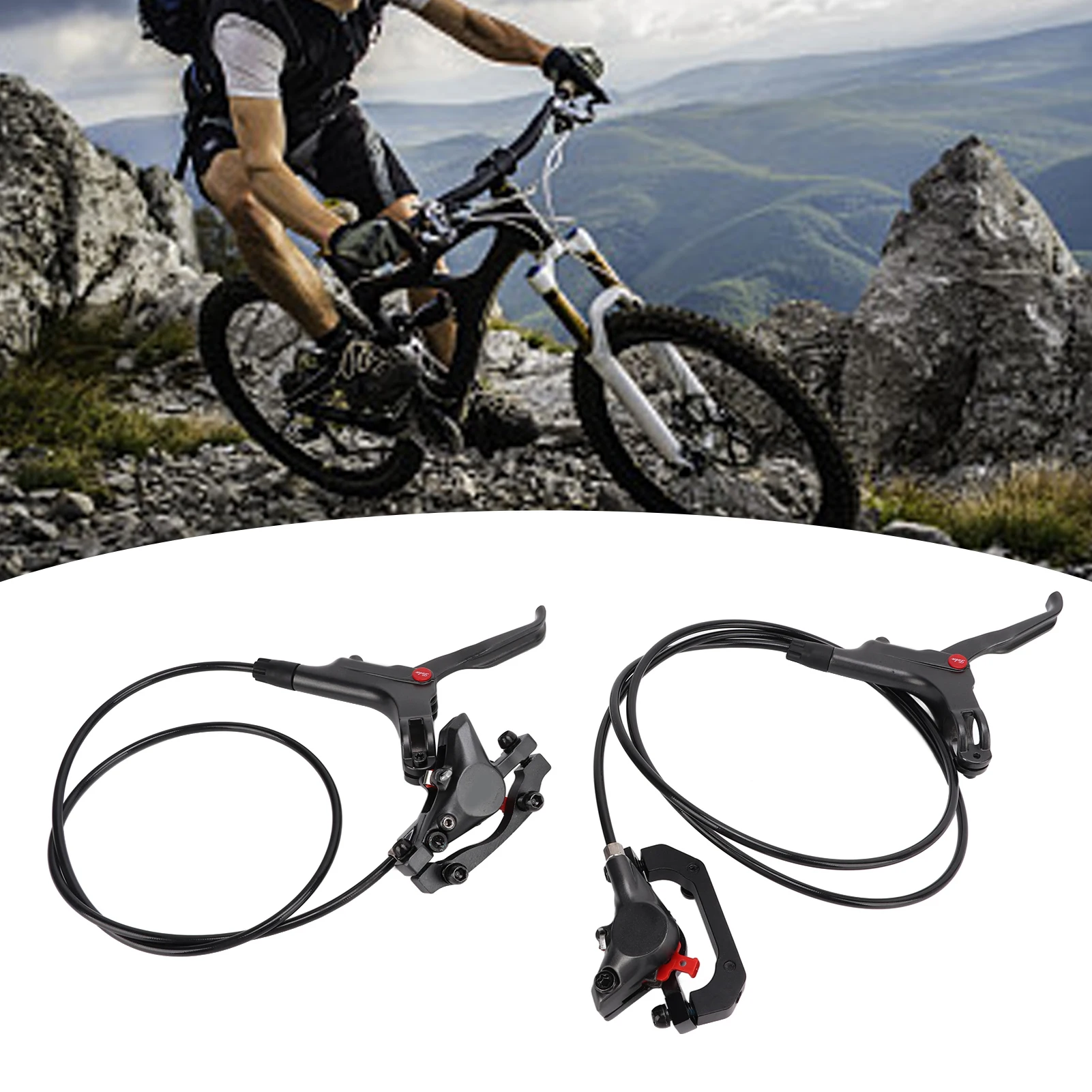 

Аксессуары для горных велосипедов WAKE Комплект гидравлических дисковых тормозов для горного велосипеда с двойным поршневым приводом Передние и задние гидравлические дисковые тормоза