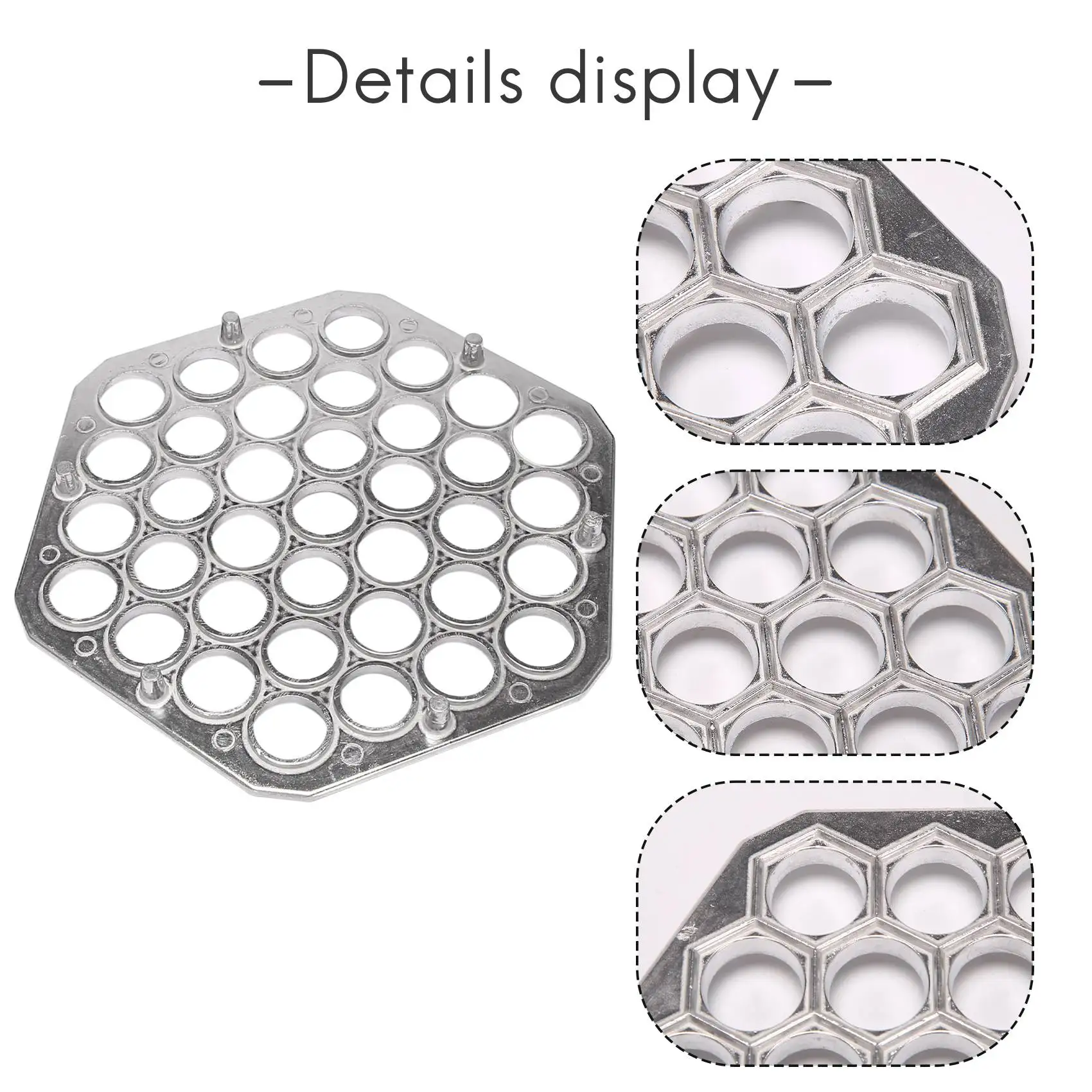 A33Z-Dumpling Mold Cutter Ravioli Form For The Russian Pelmeni Molder Metal Meat