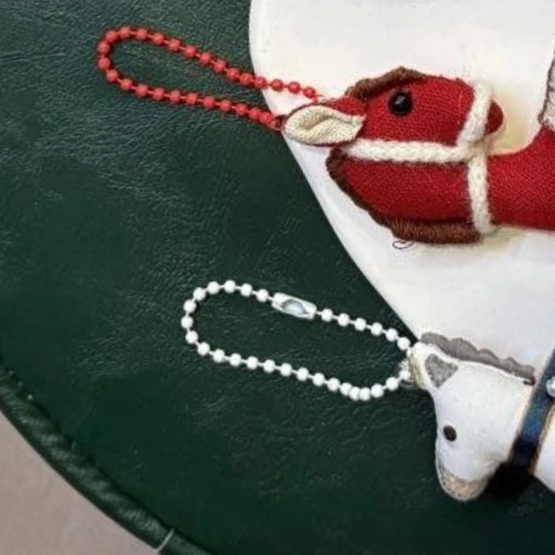 

Подвеска-аксессуар для школьной сумки, праздничная кукла Year of the Horse Zodiac