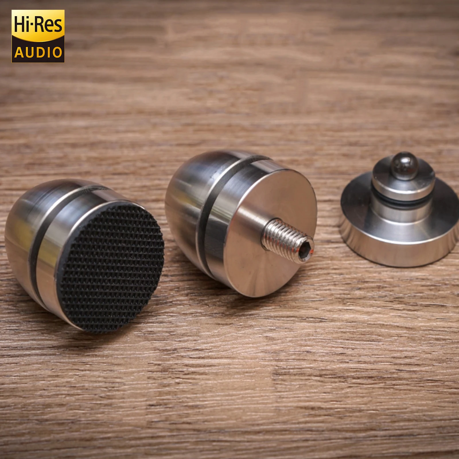 HiFi Audio Isolation Feet Aluminum Alloy Shock Absorbing Pads for Speaker CD Player Amplifier Turntable