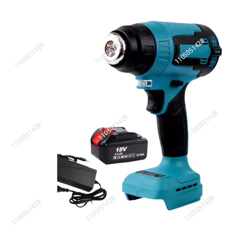 mini-seche-cheveux-portatif-de-pistolet-d'air-chaud-de-batterie-au-lithium-avec-led-portable-multifonctionnel