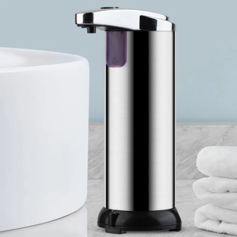 赤外線センサー付き自動ソープディスペンサー,ハンドサニタイザー,キッチンアクセサリー,304ステンレス鋼