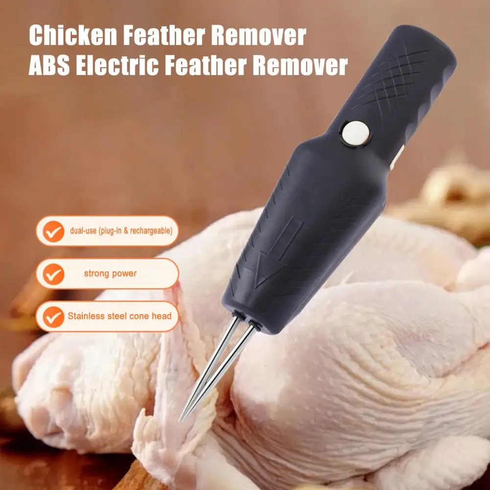 

Cordless Poultry Plucker Electric Feather Removal Tool for Chicken Duck Goose Rechargeable Automatic Plucking Machine