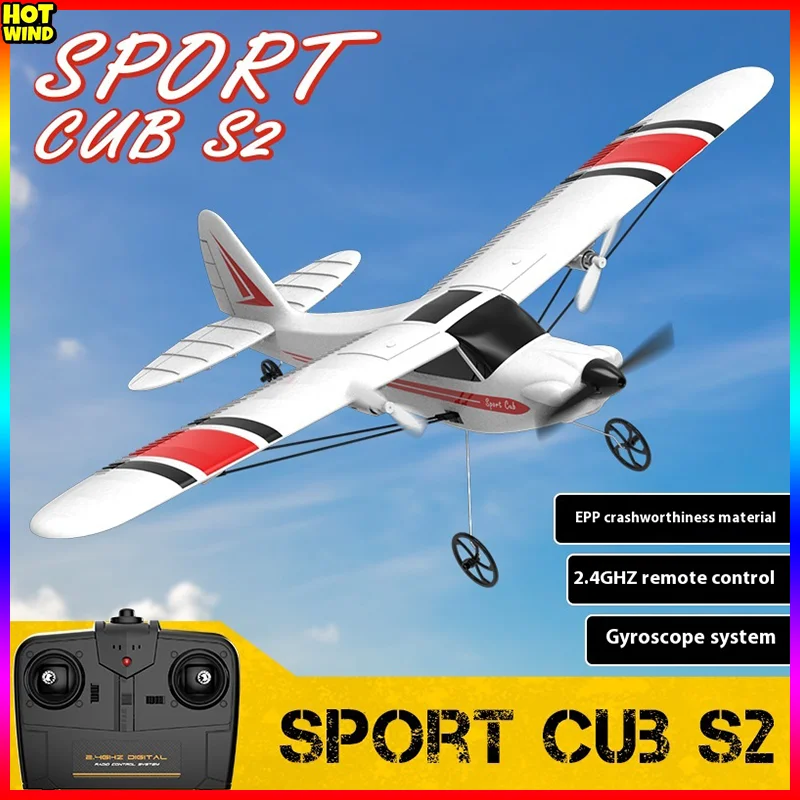 

Olans 2-channel Remote-controlled Aircraft Beginner's Small Fixed Wing Aircraft Model Trainer Rc Plane Toy Gift 7622