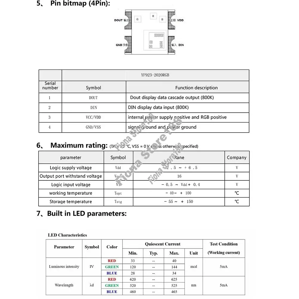 100 قطعة DC5V WS2812 2020 LED رقاقة صغيرة مصلحة الارصاد الجوية عنونة الرقمية RGB كامل اللون LED رقاقة بكسل لشاشة شريط LED