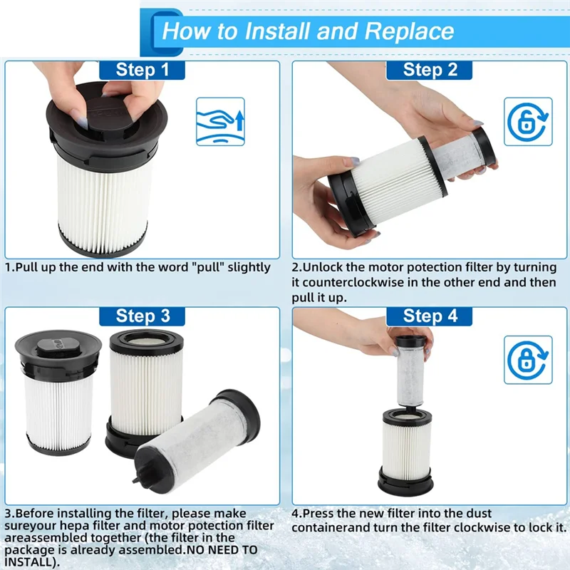 Filtro CLIM para aspiradores sem fio TriFlex HX1 Cat & Dog HEPA Peça de reposição no 11289902