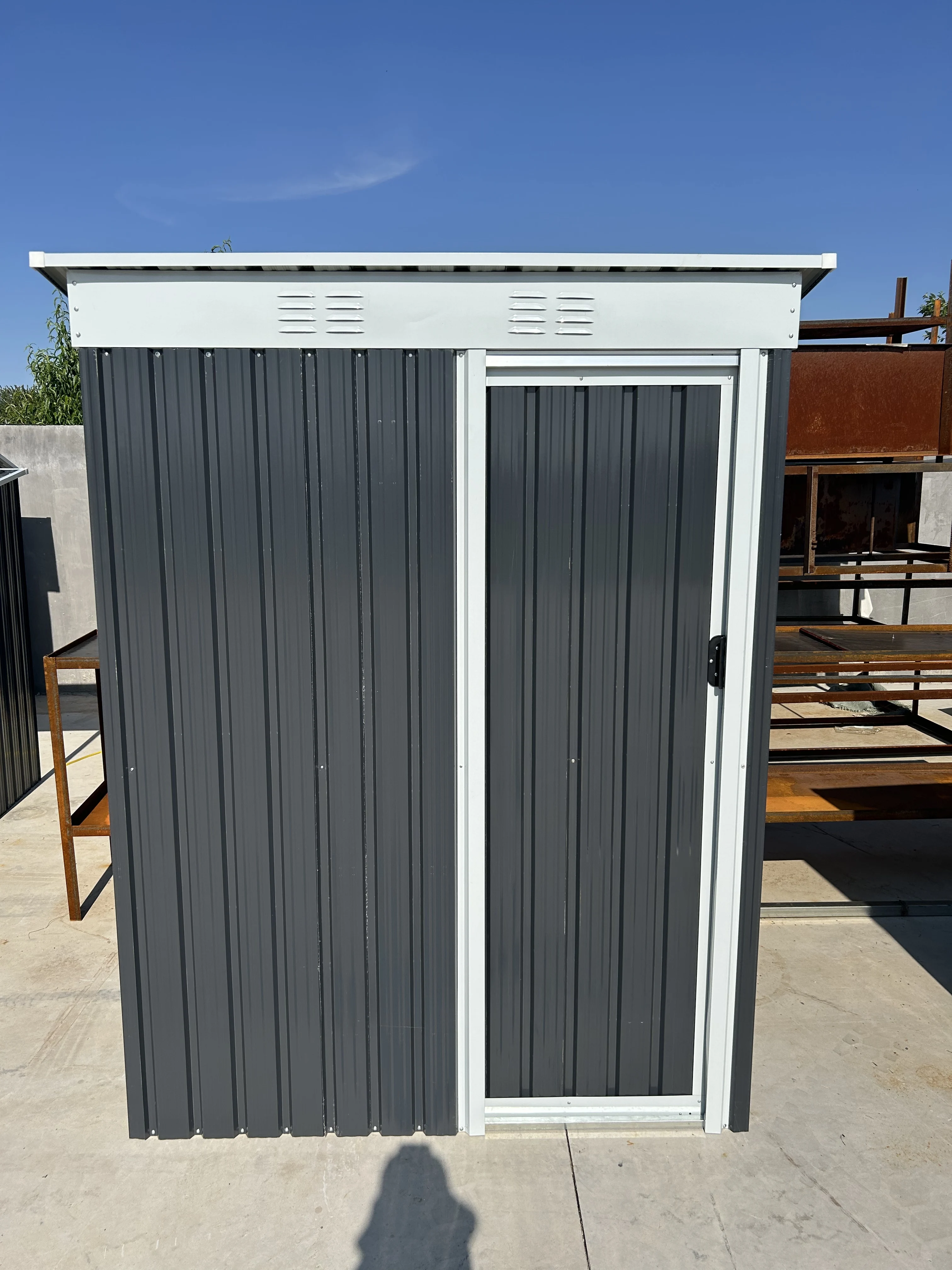 أفضل مصنع لتخزين الحديقة بالجملة وسقيفة للفناء الخلفي وسقيفة معدنية في الهواء الطلق مقاس 6 أقدام × 4 أقدام