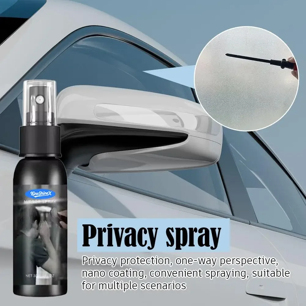 Car windshield protection liquid, anti spying, stain, dust removal, one-way visible coating, spray, anti spying, spray, privacy