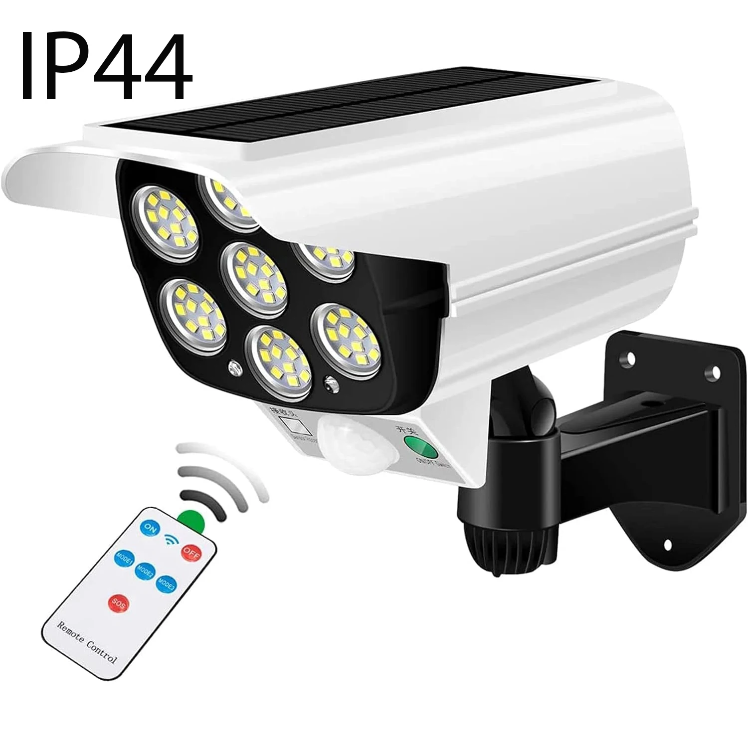 أضواء الجدار الشمسية في الهواء الطلق، أضواء استشعار الحركة من الغسق إلى الفجر، أضواء الشرفة الشمسية استشعار الحركة، 3 أوضاع، للفناء، المرآب، السقيفة، الجدار #3