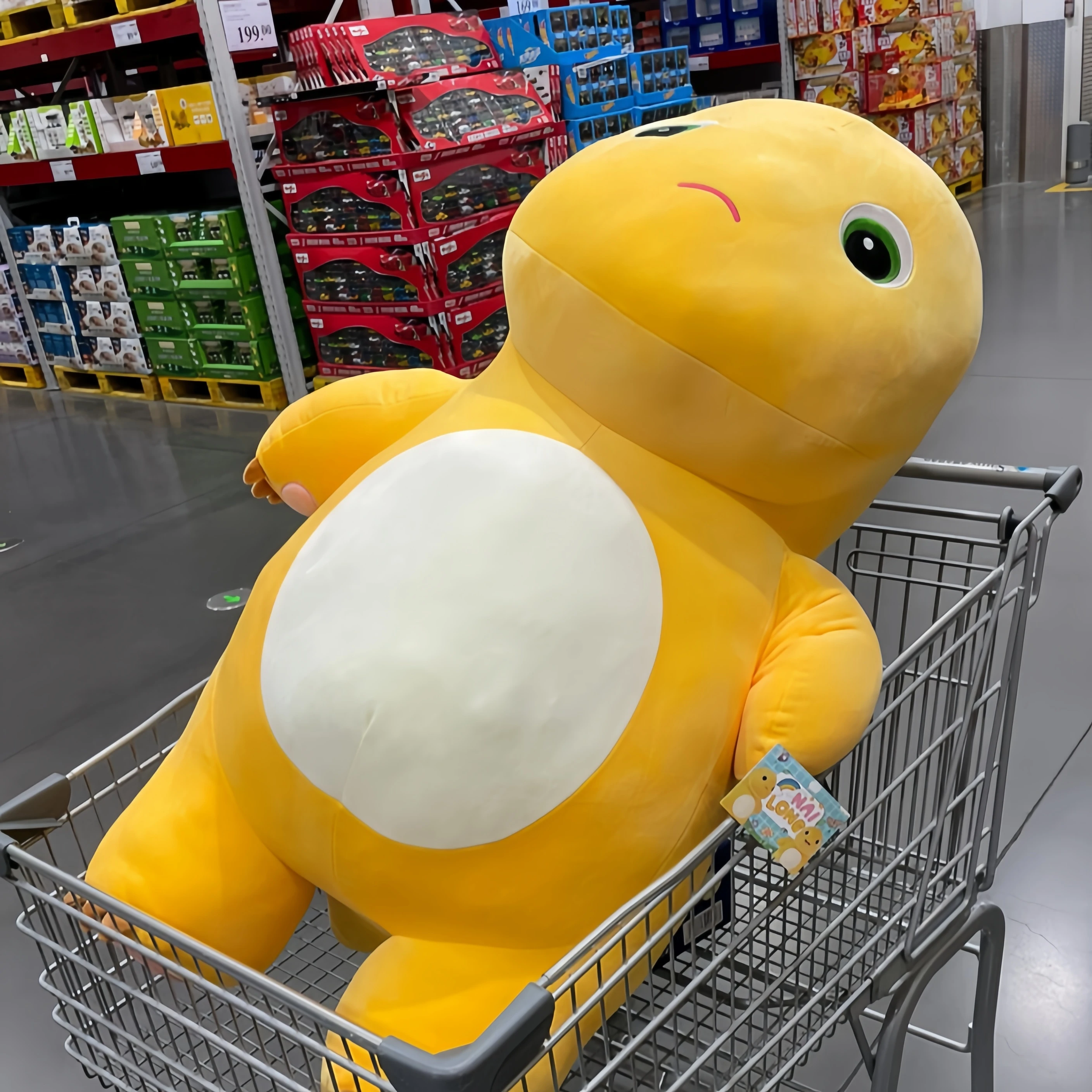 كبيرة الحجم Nailong Plushies دمية الحليب الأصفر ديناصور ألعاب من نسيج مخملي لينة محشوة الحيوان لطيف استرضاء دمية عناق وسادة هدية عيد الميلاد