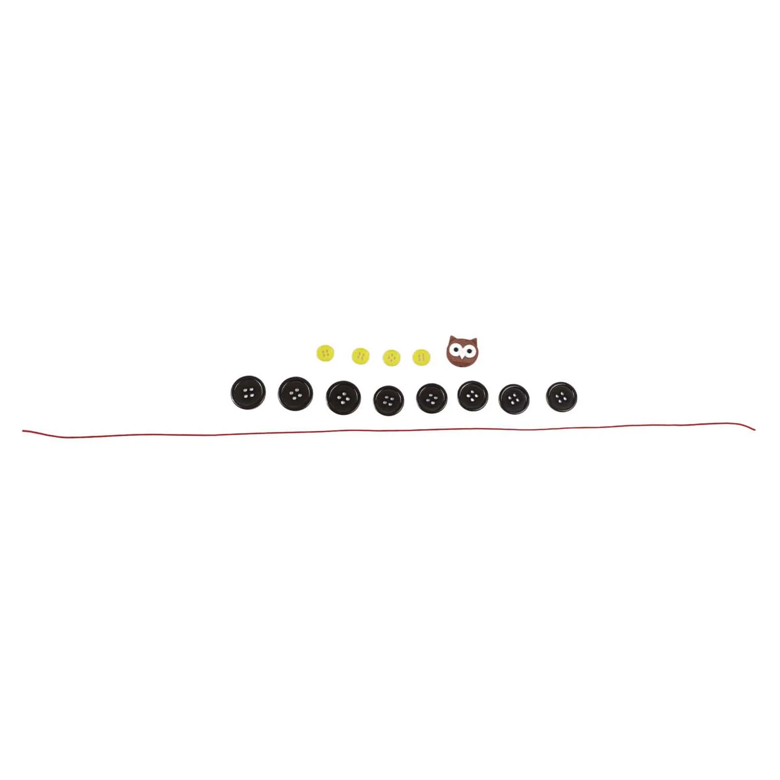 DIY Button Craft Kit for Creative Family Fun Handmade Hanging Ornaments for Holiday Decoration and Crafting Activity