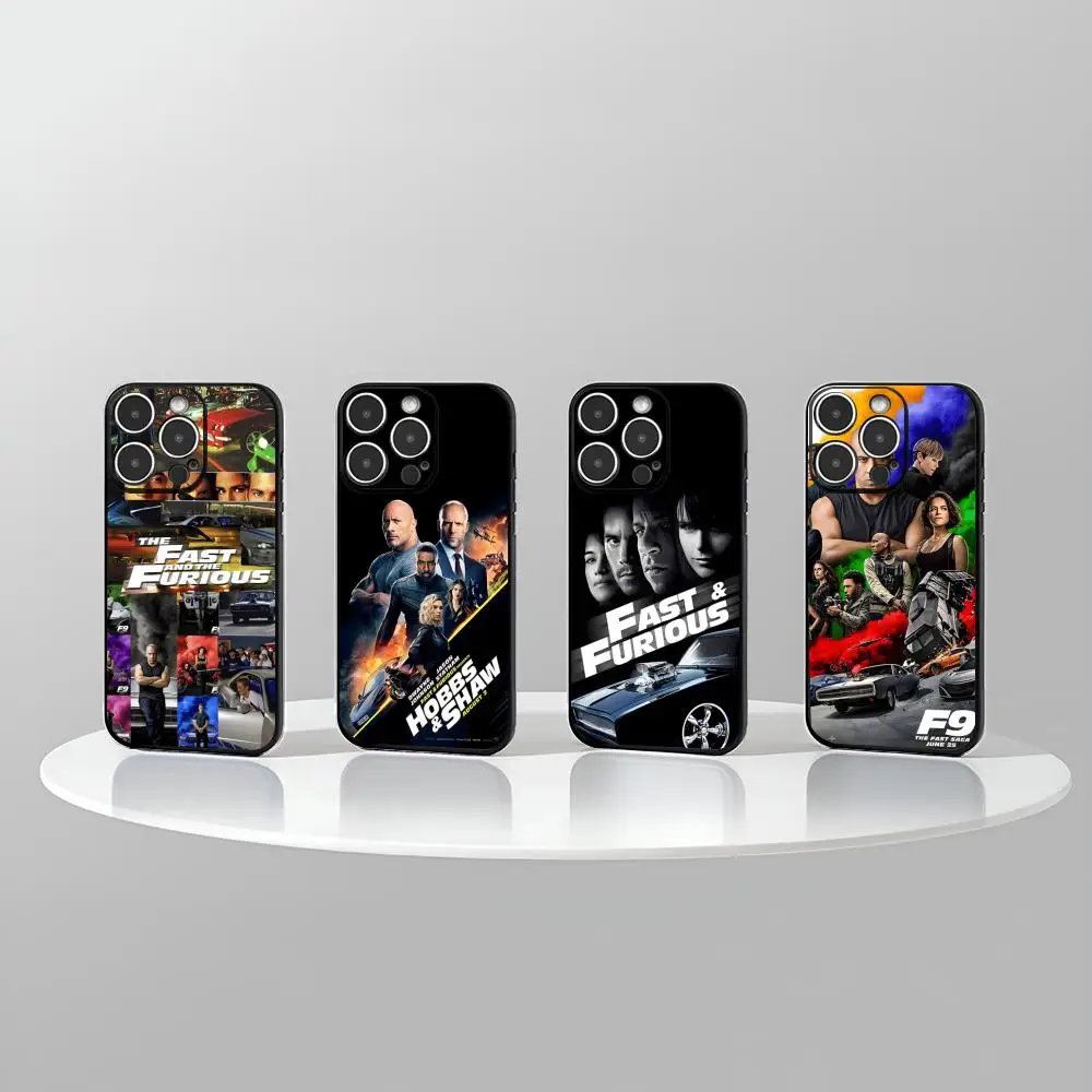 Fast And Furious Moive Phone Case New For IPhone 16 15 14 12 13 11 Pro Max Mini X XR XS Plus Black Silicone Transparent Cover