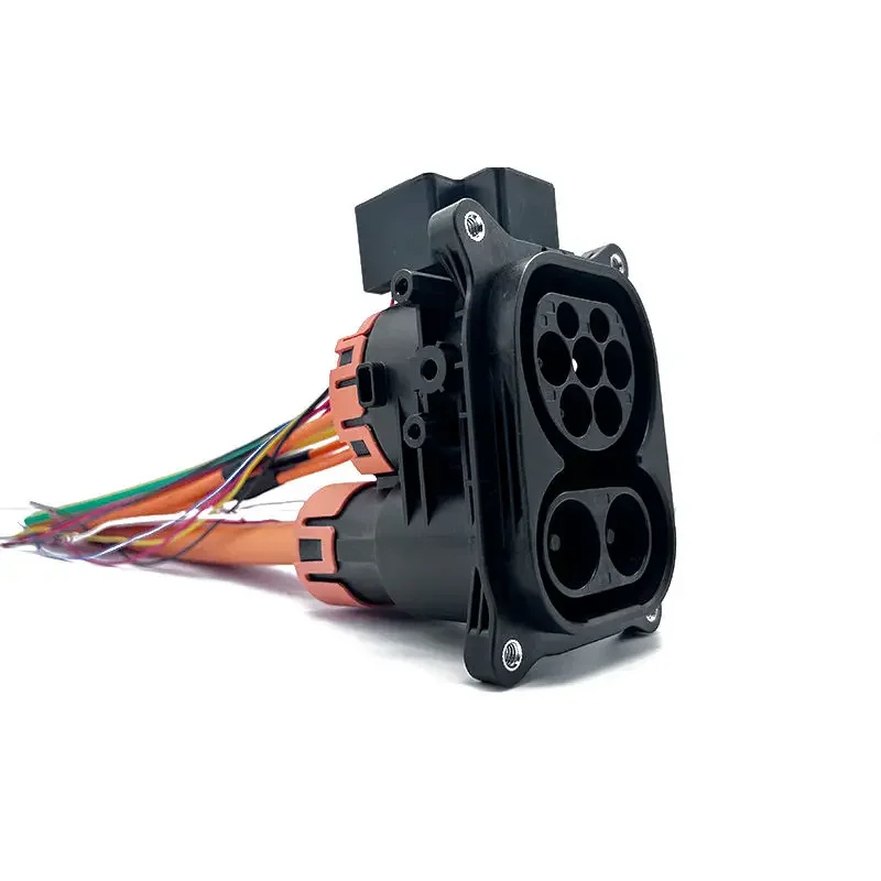 Hot Sale Factory Customized 80A 200A 250A 300A Ccs2 Vehicle Side Inlet Ccs Type 2 EV Charging Inlet SocketFactory