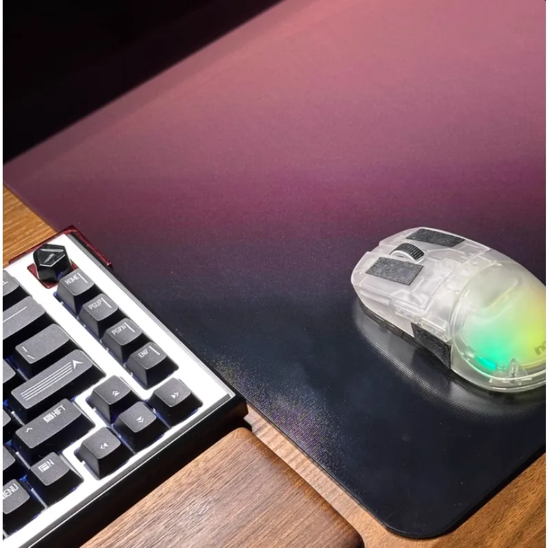 Mouse Pad de vidro fotovoltaico ATOM: superfície temperada rígida personalizada para FPS E-Sports