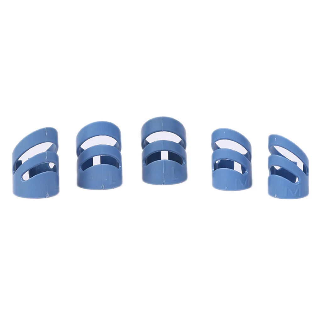 

5 Pcs Ring Finger Cover Thumb Picks Medium Shine Bass Guitar Diy Accessories