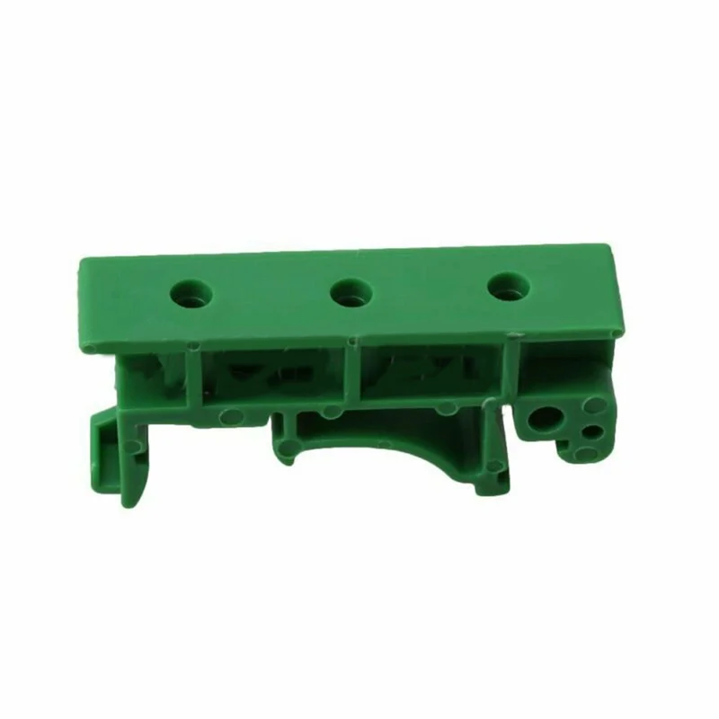 

CJSD-100Pcs DRG-01 PCB For DIN 35 Rail Mount Mounting Support Adapter Circuit Board Bracket Holder Carrier Clips Connectors