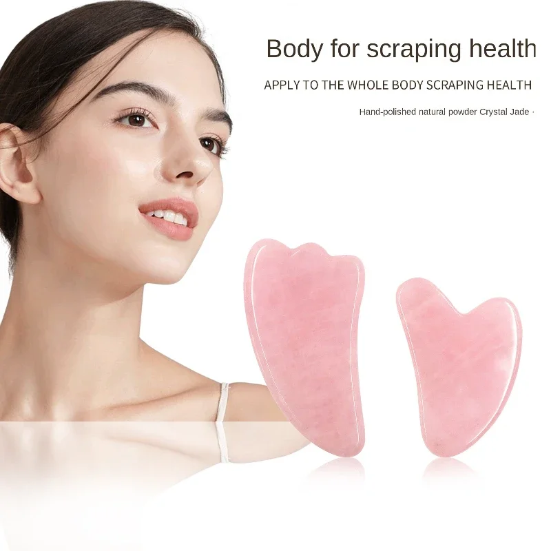 Gua Sha Roller ลูกกลิ้งนวดสําหรับใบหน้าคอเรซิ่นนวดหน้า Instrumenr Beauty Health Care Scraping Board Skin Care