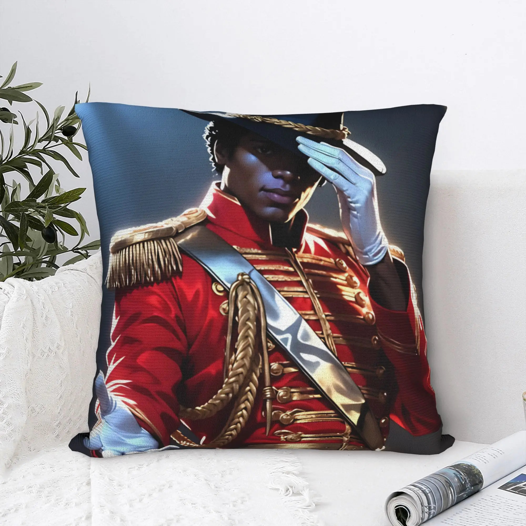 Singer M-Michaels Fanart Pillow Cover  Funny Pillow Case For Wedding Party Home Decor Square Cushion Cover Birthday Present
