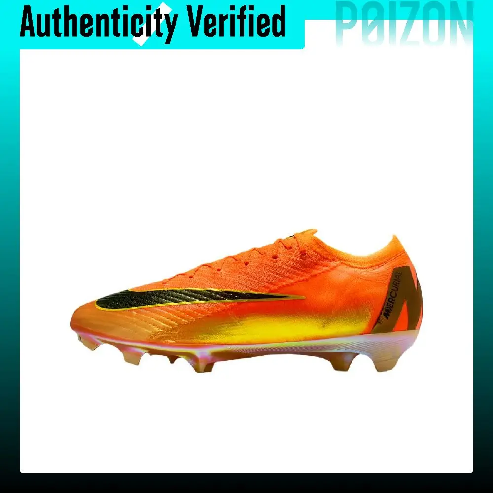 Zapatos de fútbol Nike Mercurial Vapor 16 Elite FG para terreno firme, unisex, dorado, amarillo, negro, IO1555-800