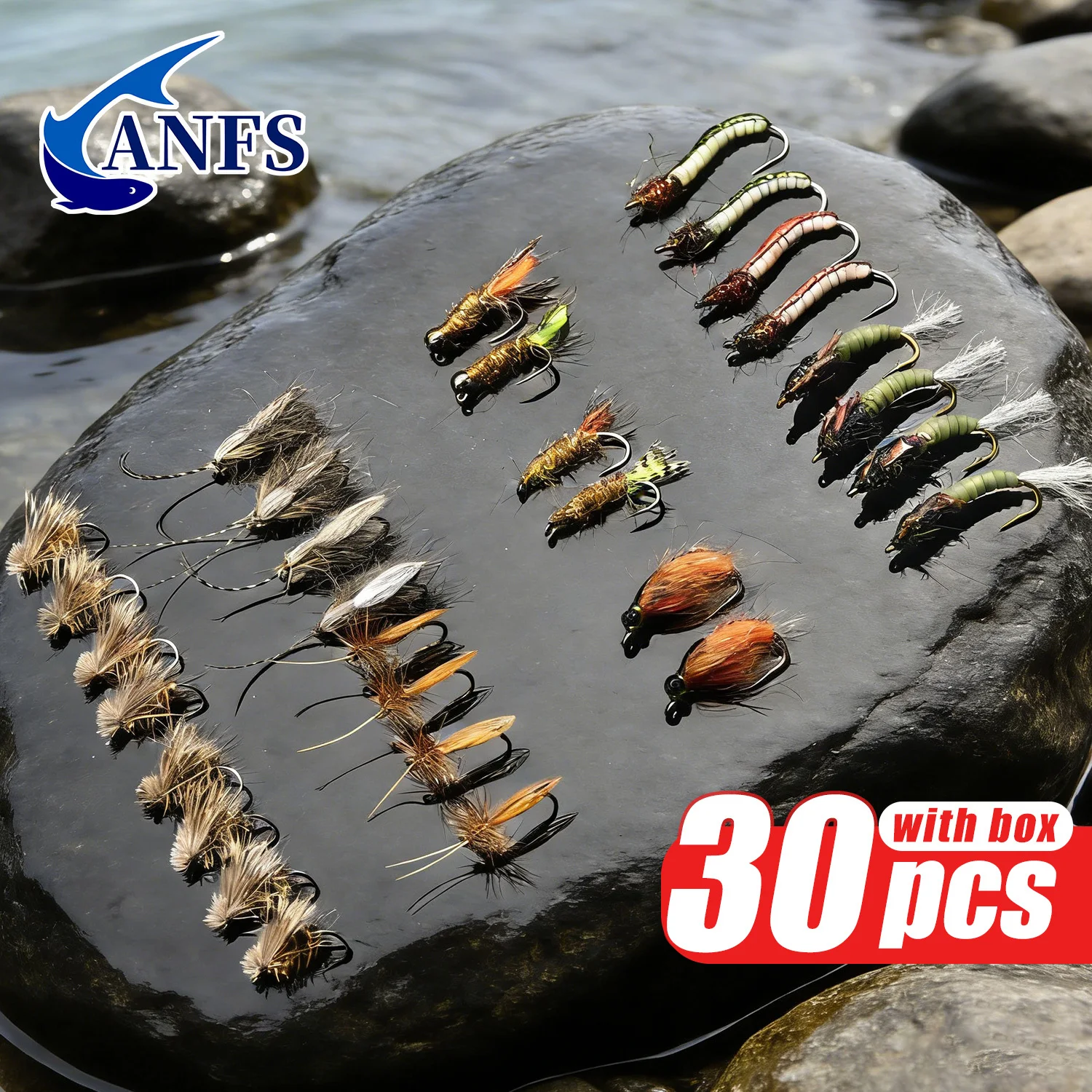 Anfs 30Pcstrout Fly…