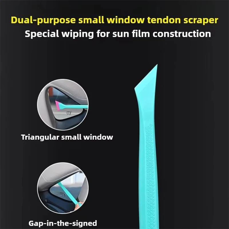 Vehicle Tint Squeegee for Small Triangular Window Mini Squeegee for Car Glass Film Installation Car Mirror Rearview Water Wiper - view 3