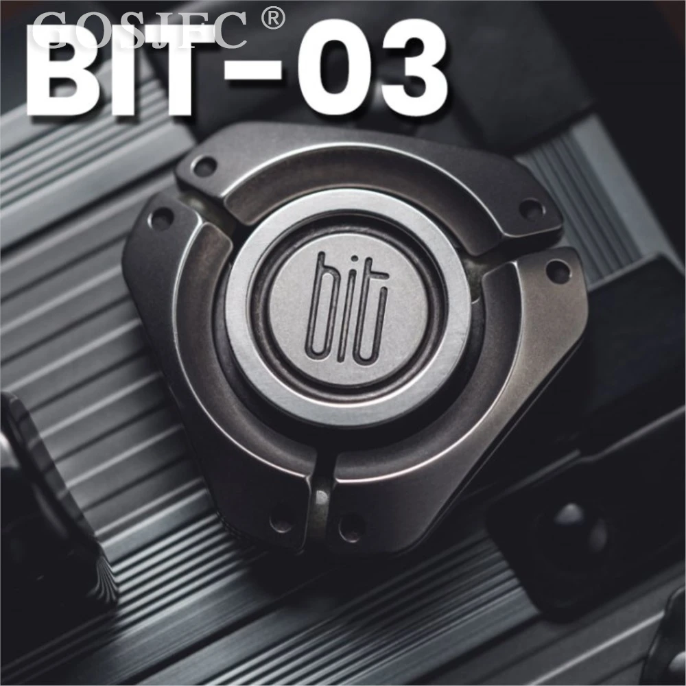LAUTIE Bit-03 Fidget Spinner Bit Series portátil personalidad rodamiento giratorio adulto descompresión EDC autismo juguetes