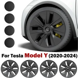 For Tesla Model Y 2020-2024 Hubcaps,19 Inch Wheel Covers Replacement Support Range Improvement Rims Protector 4PCS