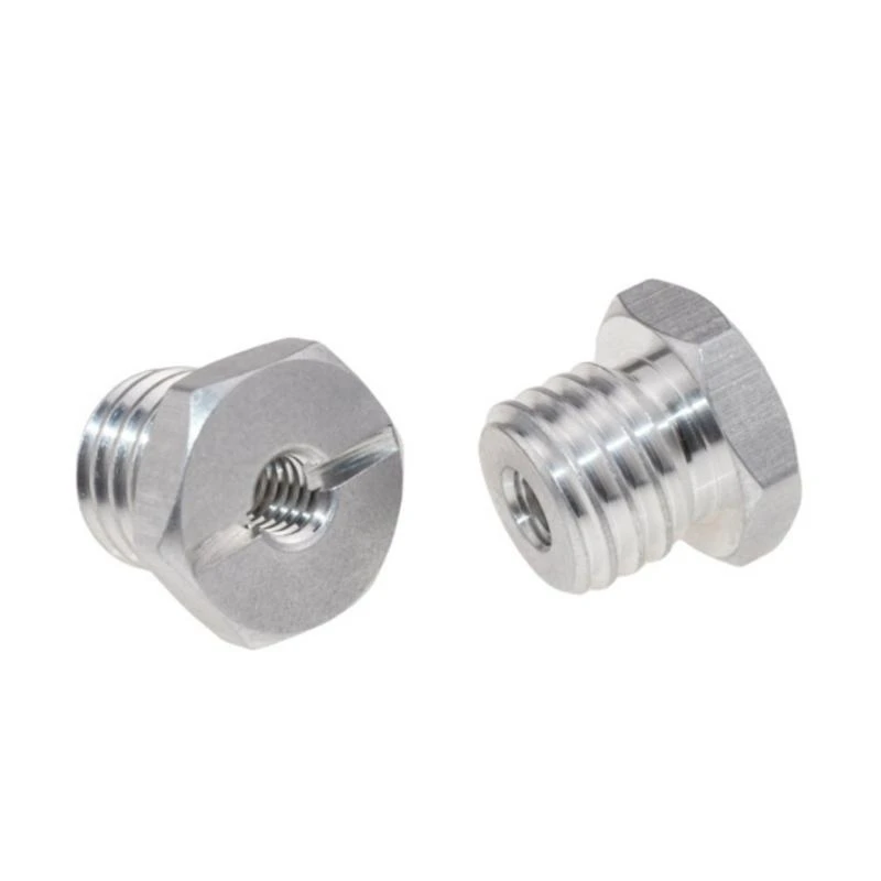 Adapter Screw 1/4 Female to 5/8 Male Aluminum Alloy Threaded Screw for Photo