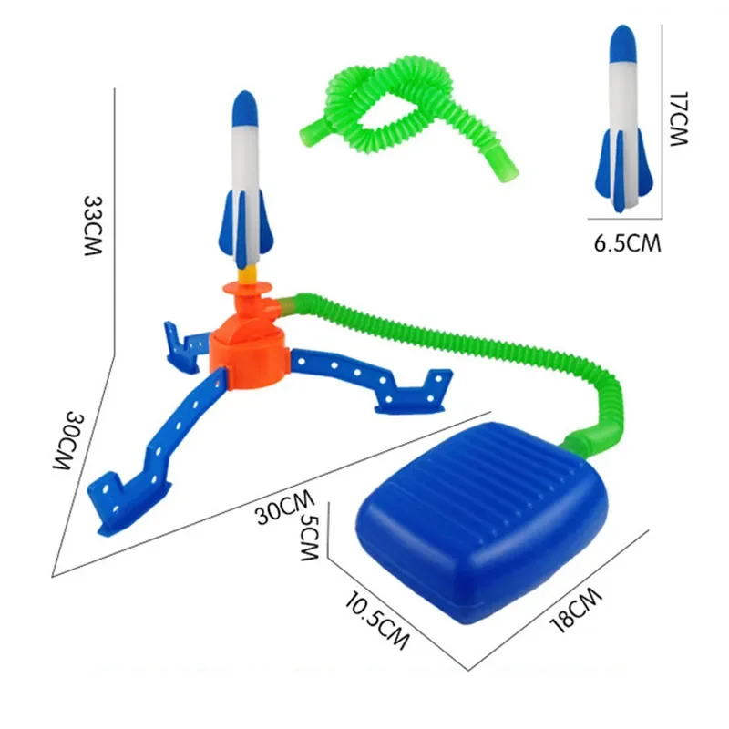 Foguetes de espuma voadora para crianças, pés pulando no céu, jogos de foguete voador de ejeção, brinquedos esportivos ao ar livre, presentes