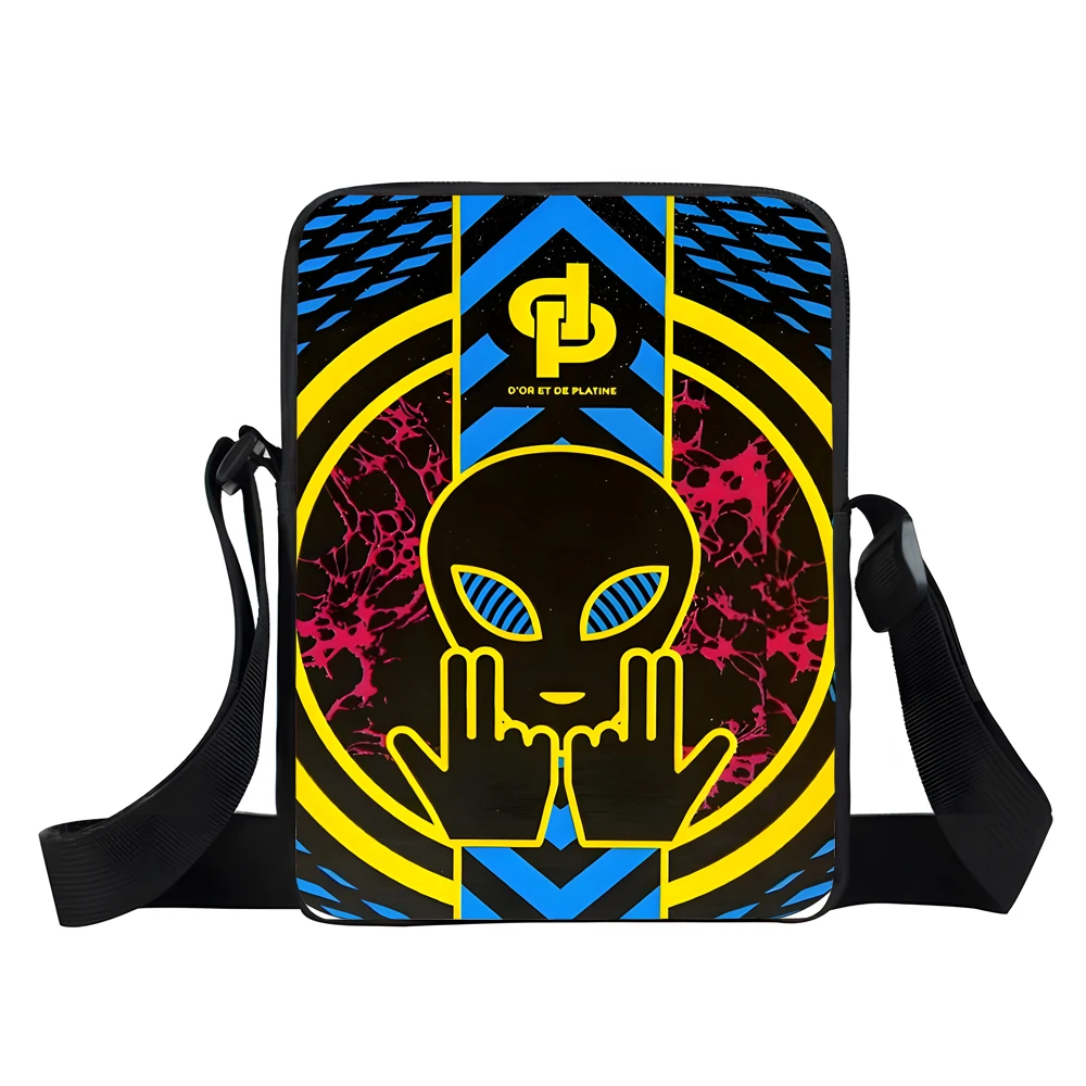 صبي بنات JuL Cest Pas Des Lol مطبوعة الكتف حقيبة ساعي الطفل حقيبة يد عادية الرجال النساء حقيبة الهاتف حقيبة تسوق