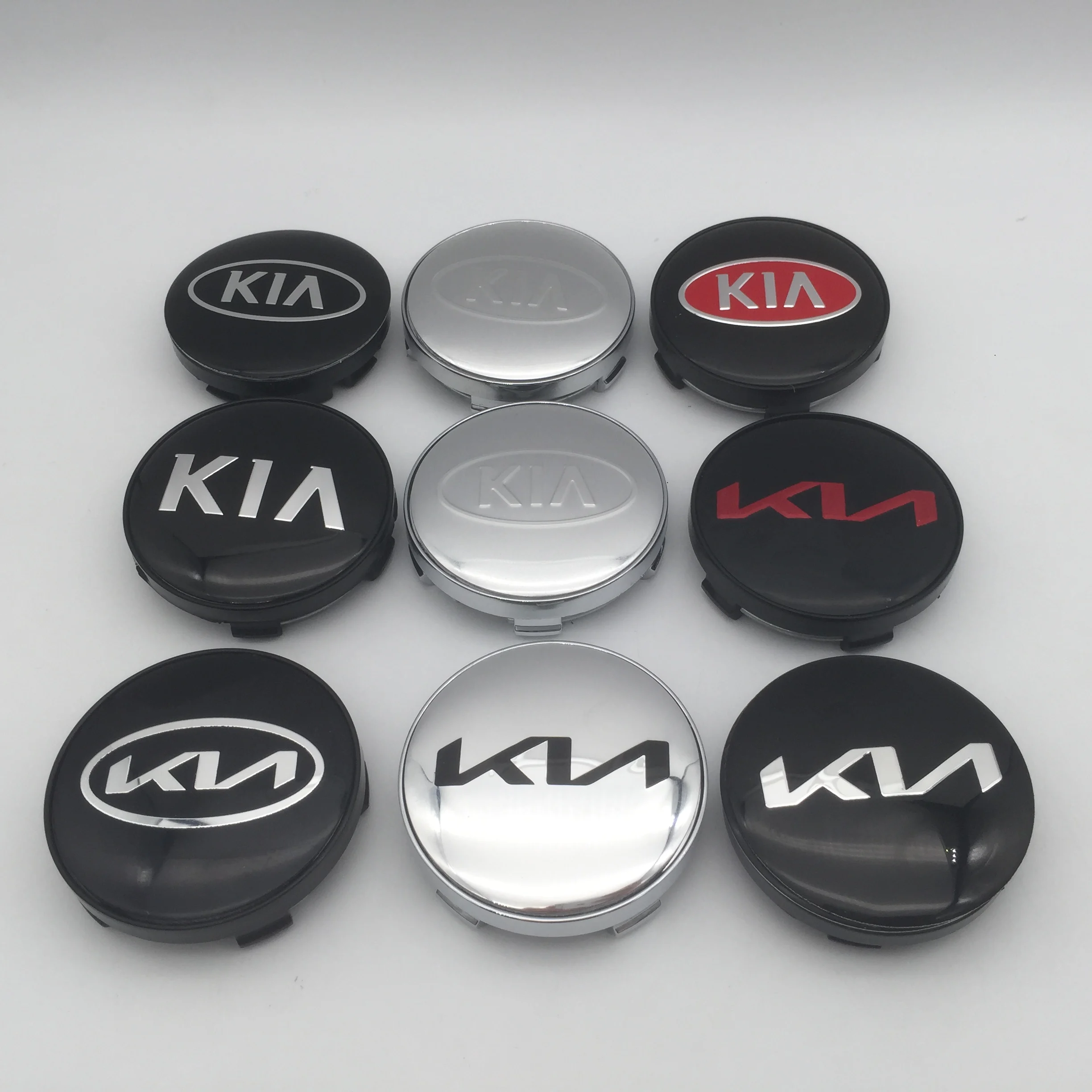 40pcs 3D 56mm 60mm 65mm 68mm For Car emblem Wheel hub Center Cap Badge covers sticker Decals Styling accessories