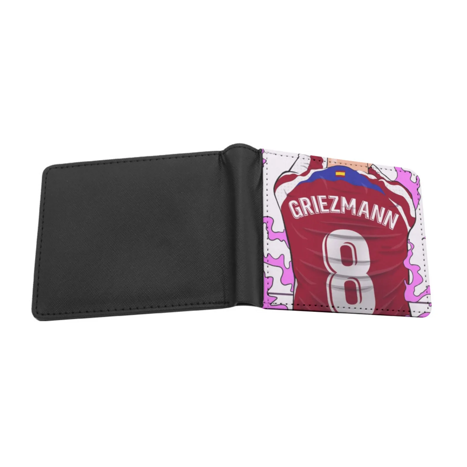 Antoine Griezmann Wallpaper Personalized Wallet For Men And Women Pu Leather Short Pocket Purse Antoine Griezmann Antoine