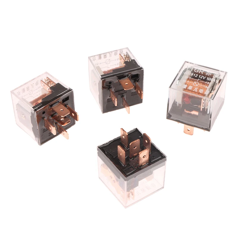 1Piece High Quality DC 24V High Capacity Switching Waterproof Automotive Relay 12V 100A 5Pin SPDT Car Control Device Car Relay