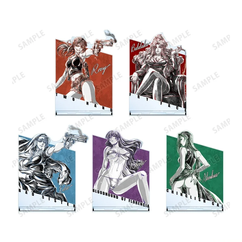 Bestselling Anime BLACK LAGOON Acrylic Stand Figure Room Decoration Factory Direct Wholesale Merchandise Perfect Collection Gift