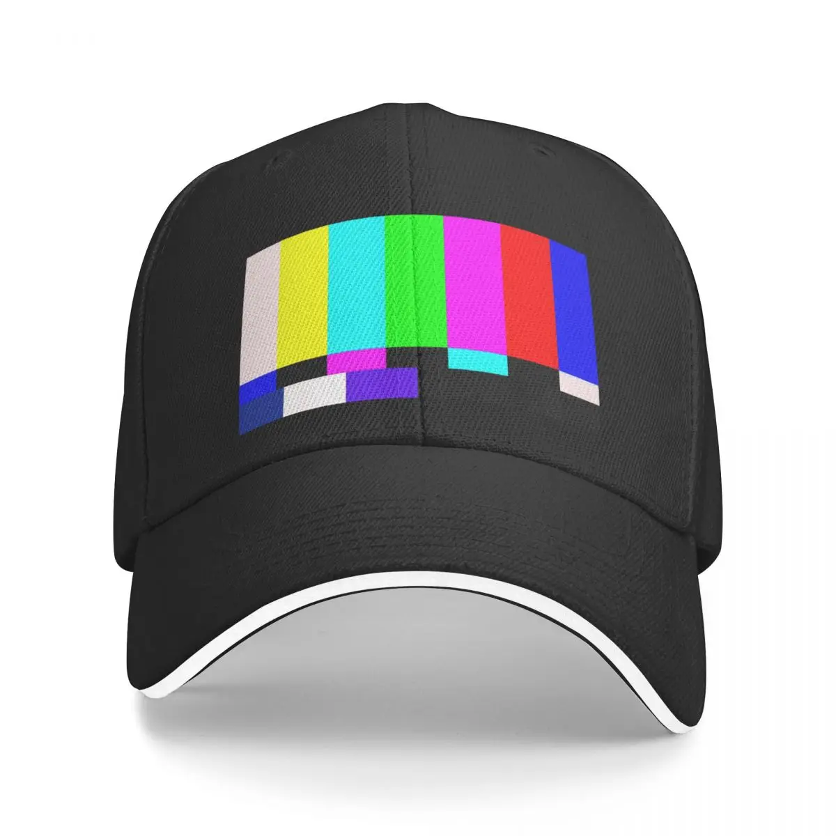 TV Color Test Bars Baseball Cap Christmas Hat Ball Cap Thermal Visor Girl'S Hats Men's