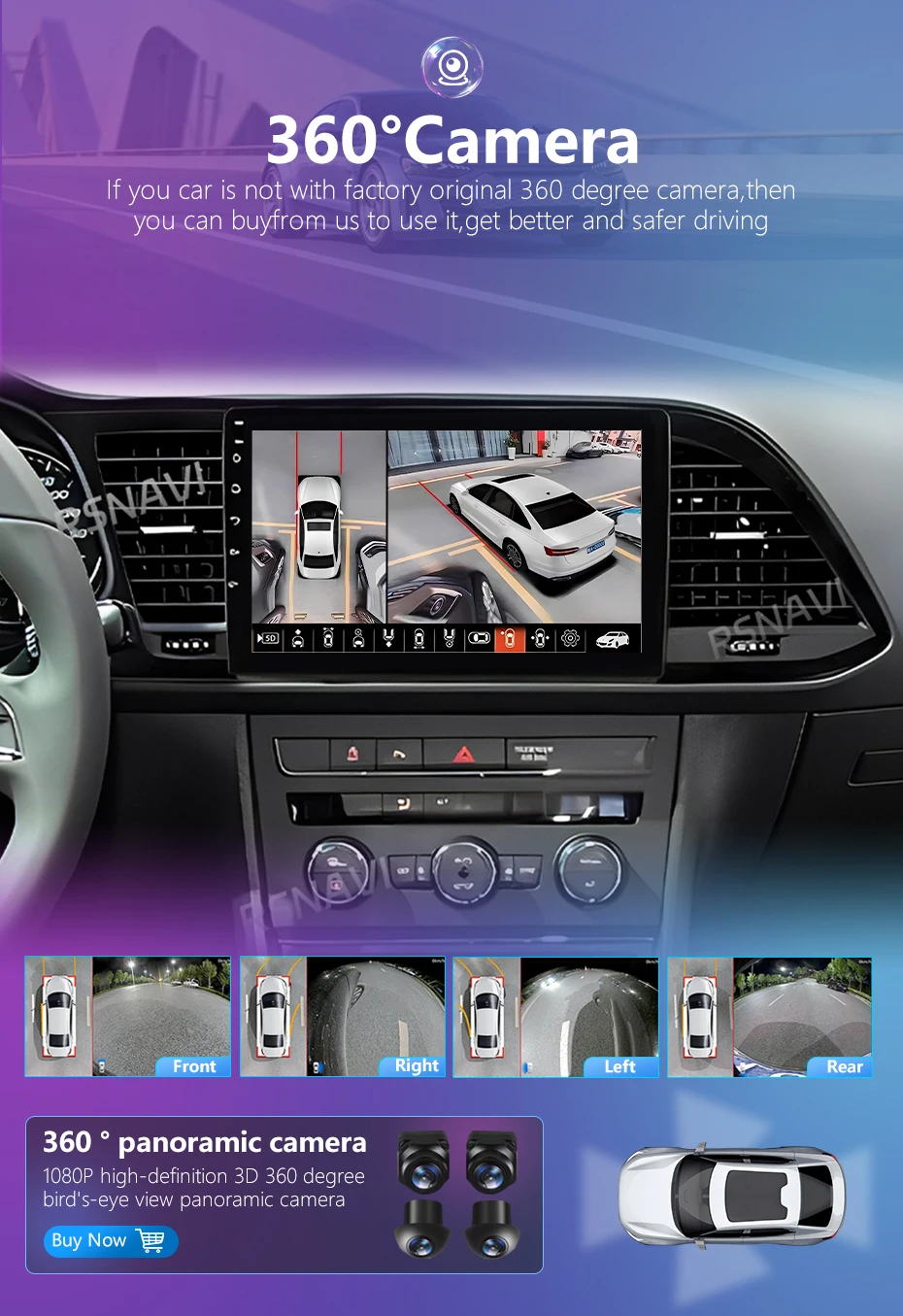 Android 16 Für Seat Leon 3 2012 2013 2014 2015 - 2020 GPS Multimedia Player Stereo Autoradio mit Wireless CarPlay Plug and Play – Detail 16