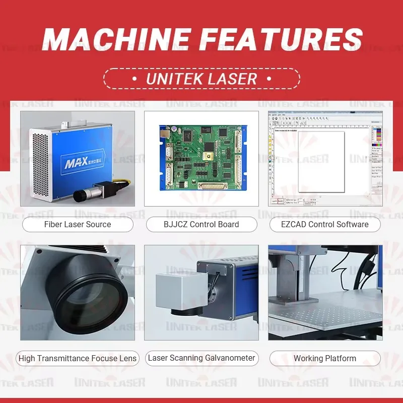 Hot Sale 20W Enclosure Metal Fiber    Marker Fiber    Marking Machine 20W 30W 50W 60W 70W 100W