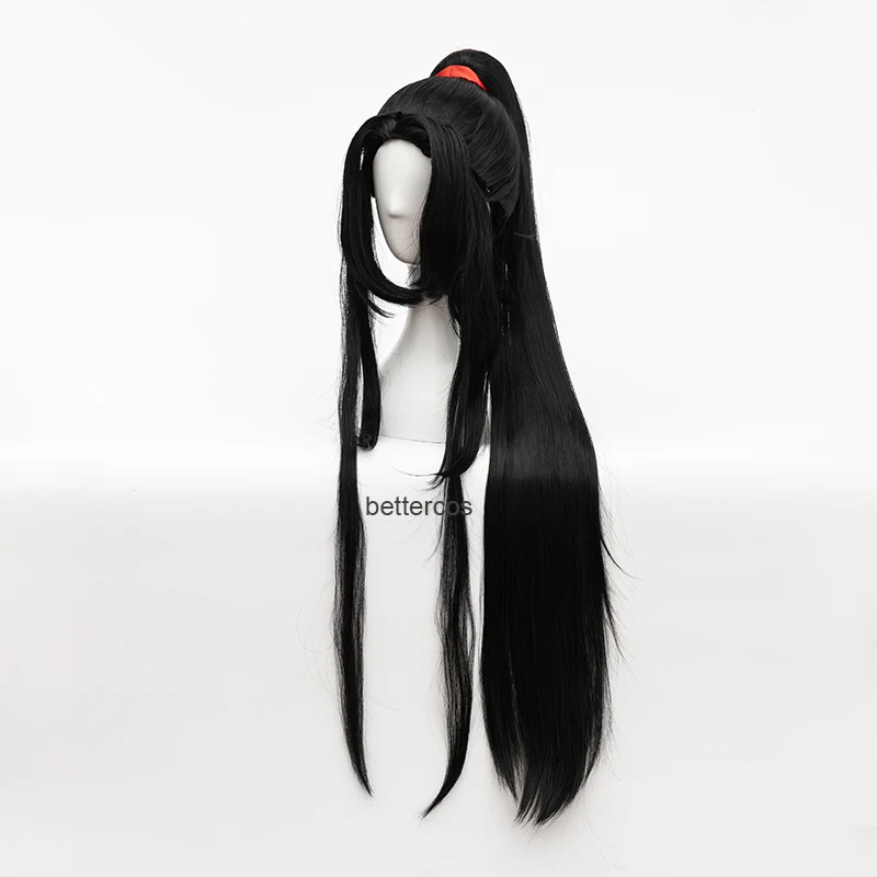 Anime Mo Dao Zu Shi Cosplay Yiling patriarcha Ver Wei Wu Xian peruka do Cosplay Wei Wuxian chiński antyk peruki + czapka z peruką