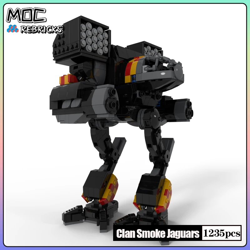 MOC Robot Series Bricks Mad Cat OmniMech Clan Smoke Jaguars Building Block Parts Model DIY Set Boys Toys Hobbies Christmas Gifts