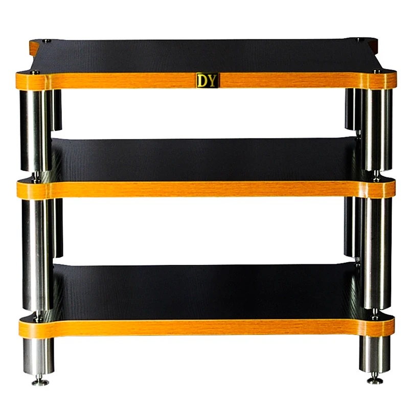 DY-015 Split Version HiFi Speaker Solid Wood Amplifier Rack Cabinet Speaker Audio Equipment BracketTripod Shot Nail