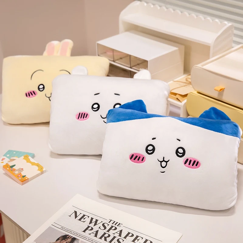 Peluche riscaldato giocattolo scaldamani cuscino cuscino comfort multifunzionale per dormire divano letto uso in auto idea regalo invernale