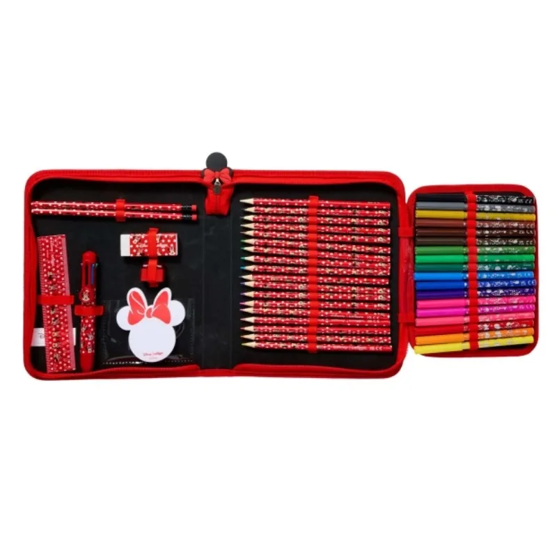 Oryginalny Australia Smiggle Disney Minnie Mouse plecak tornister studencki pudełko na artykuły biurowe torba na drugie śniadanie automatyczny