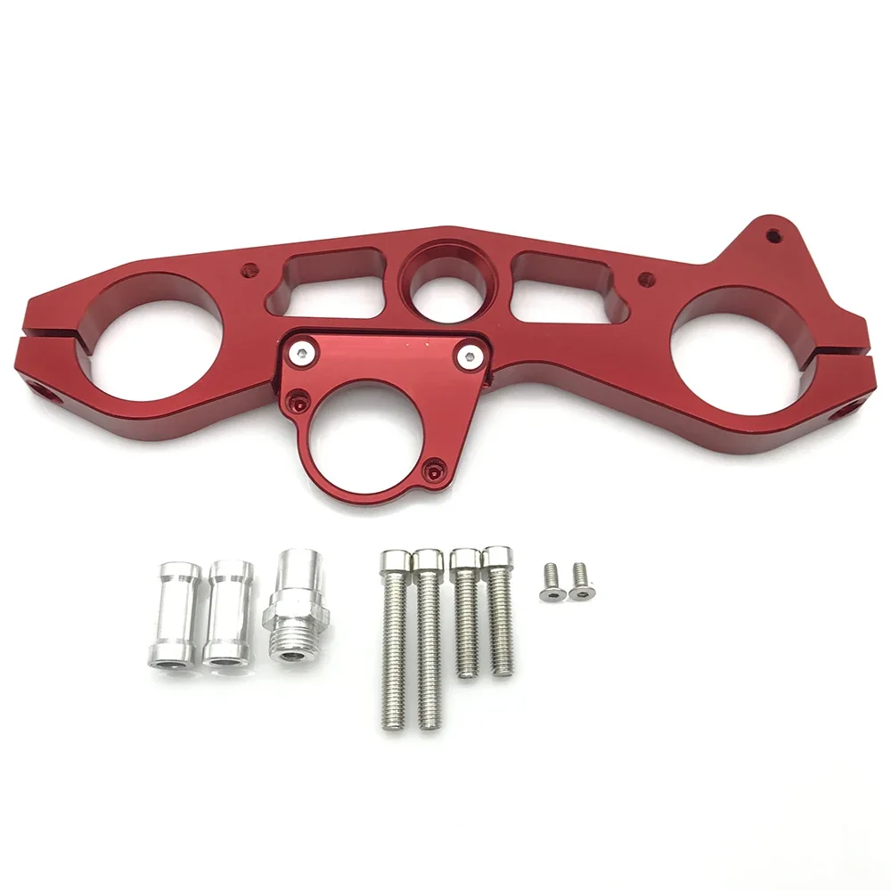 

Передняя вилка мотоцикла, опускающая тройное дерево, верхний верхний зажим, аксессуары для хомутов для Kawasaki ZX-6R 636 ZX6R ZX636 Ninja 2009-2012