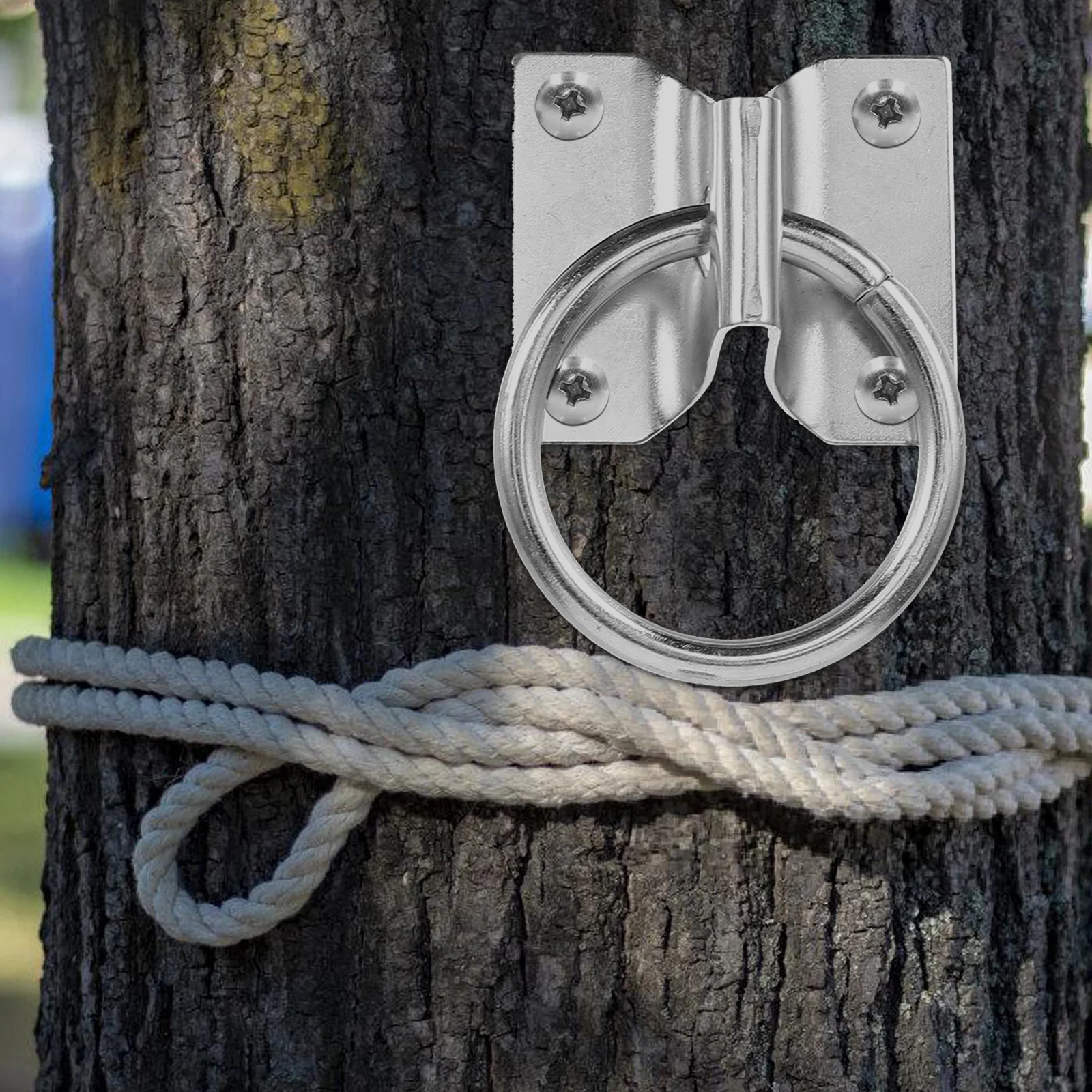 

4 Pcs Horse Tie Ring Heavy Duty Hook up Rings Riding Training Equipment Iron Accessory