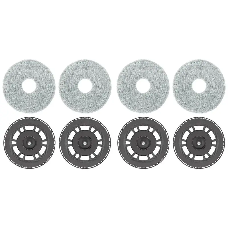 ABVG-4X Replacement Mop Plates Pads For Dreame L10S Pro Ultra Heat, L20 Ultra, X40 Ultra Robot Vacuum Cleaner Parts