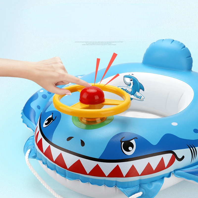 Summer Children's Water Swimming Circle Children's Summer Cartoon Printed Wings Boys and Girls Inflatable Water Equipment