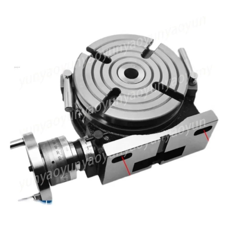 Horizontal Vertical Rotary Table Milling Machine Accessory Precision Dividing Head Manual Electric 4th Axis Workholding Device view 6